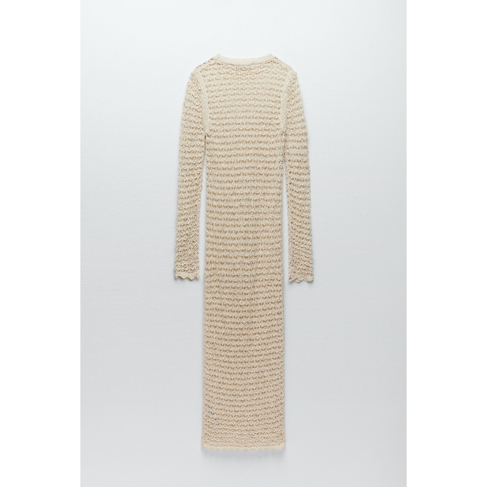 🎈LAST ONE! Zara Pointelle knit dress - Picture 9 of 10